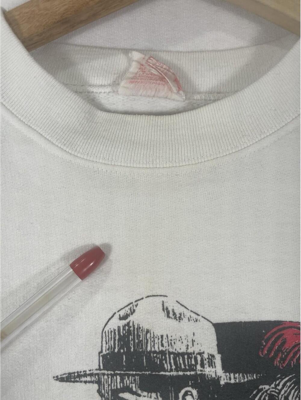 Vtg Ottawa Canada RCMP Mountees White Sweatshirt Crewneck Made In Canada Sz XL - Picture 8 of 15